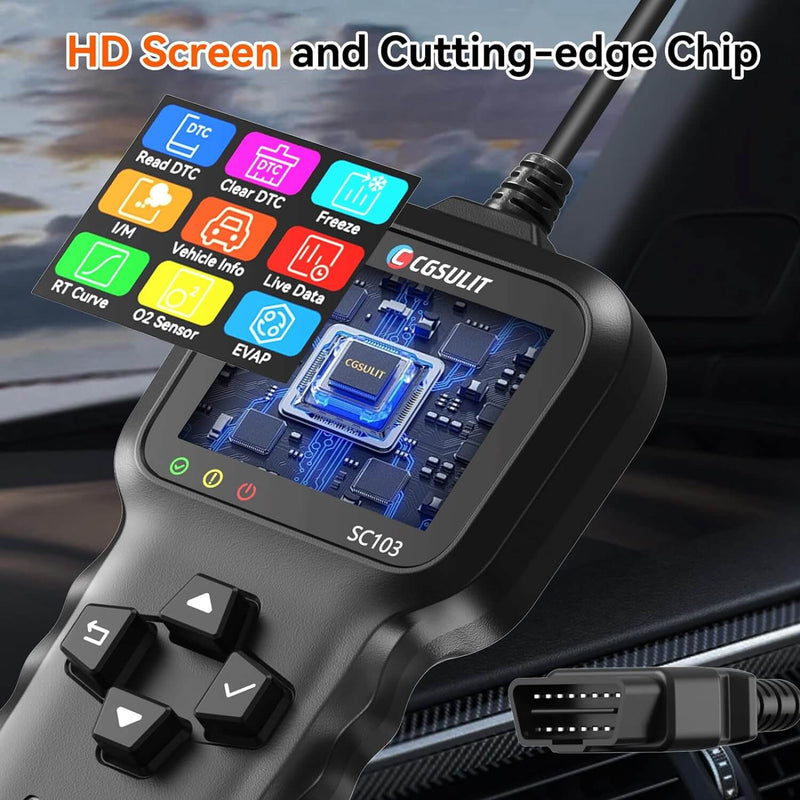 cgsulit sc103 obd2 code reader with hd screen