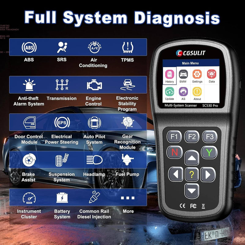 cgsulit sc530 pro bmw scan tool full system diagnostic