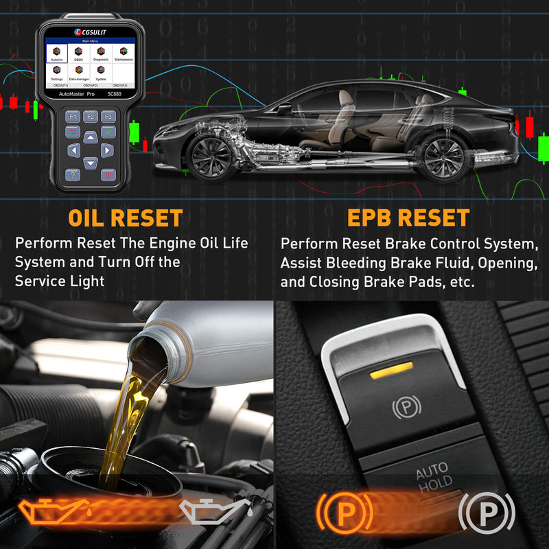 CGSULIT SC870 EPB Service Tool & Oil Light Reset Tool